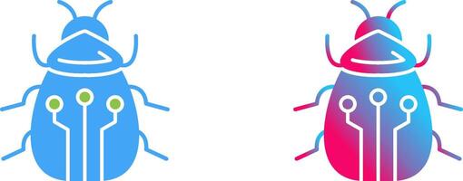 Bug Icon Design vector