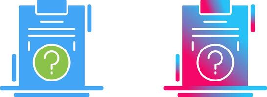 Question Icon Design vector