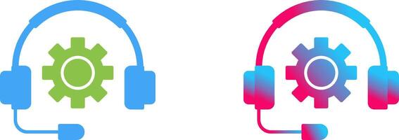 Customer Support Icon Design vector