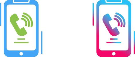Incoming Call Icon Design vector