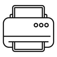 Line icon of modern printer vector