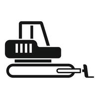 Black icon of a stapler vector