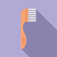 Minimalistic illustration of hair comb icon vector