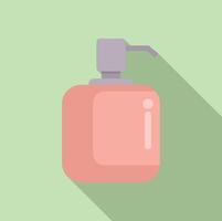 Flat design illustration of perfume bottle vector