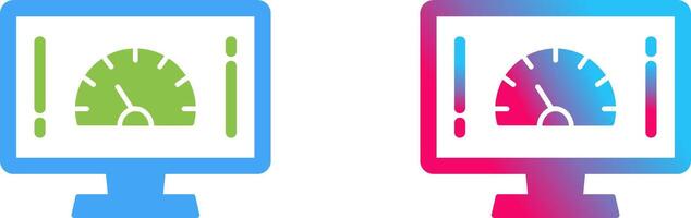 Speed Test Icon Design vector