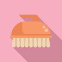 Cartoon style scrubbing brush illustration vector