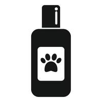 Pet deodorizer spray bottle icon vector