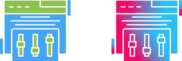 Campaign Tweaks Icon Design vector