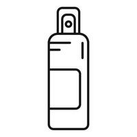 Line art illustration of a spray can vector