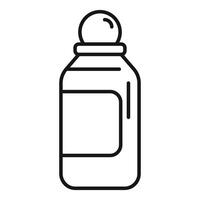 Baby bottle line art illustration vector