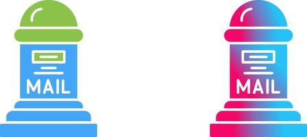 Mail Box Icon Design vector