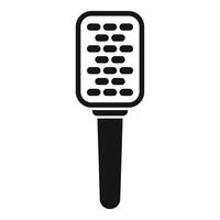 Flat design icon of handheld cheese grater vector
