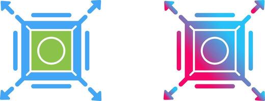 Maximize Icon Design vector