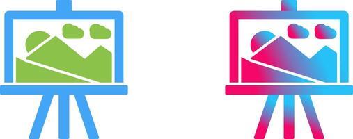 Canvas Icon Design vector