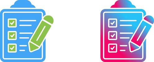 Checklist Icon Design vector