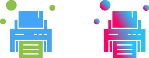 Printer Icon Design vector