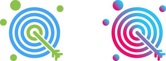 Target Icon Design vector