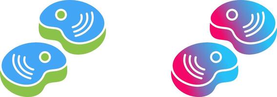 Steak Icon Design vector