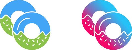 Doughnut Icon Design vector