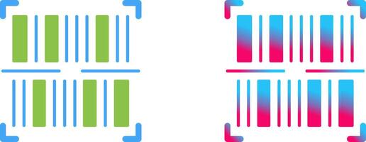 BarCode Icon Design vector