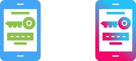One Time Password Icon Design vector