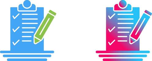Check List Icon Design vector