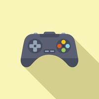 Flat design illustration of a game controller vector