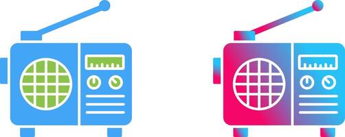 Radio Icon Design vector