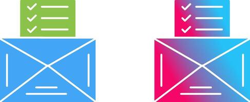 Check List Icon Design vector