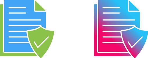 Valid Document Icon Design vector