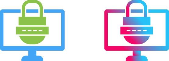 Password Icon Design vector