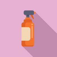 Flat design spray bottle illustration vector
