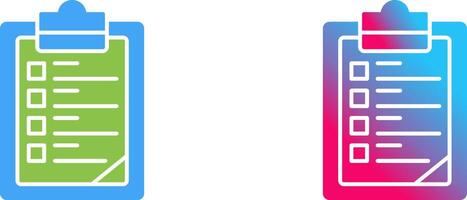 Clipboard Icon Design vector
