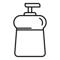 Line art of soap dispenser vector