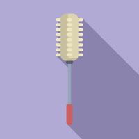 Cartoon illustration of a simple toilet brush vector