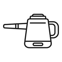 Outline illustration of a handheld vacuum cleaner vector