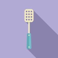 Flat design illustration of a kitchen spatula vector