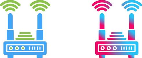 Router Icon Design vector