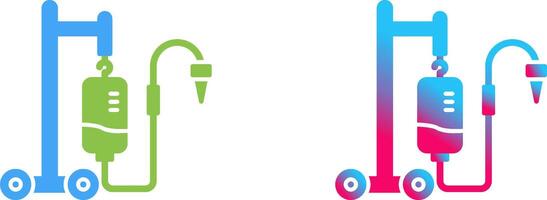 Intravenous Icon Design vector