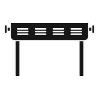 illustration of a barbecue grill icon vector