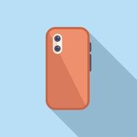 Modern smartphone with dual camera illustration vector
