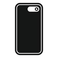 illustration of a plain smartphone case, ideal for design mockups vector