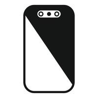 teléfono inteligente icono con blanco pantalla vector