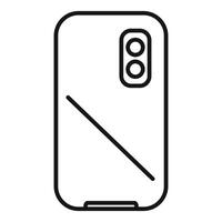 Smartphone back cover illustration vector