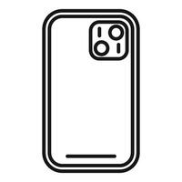 Smartphone line icon illustration vector