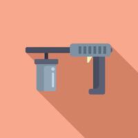 Modern flat design icon of hand drill vector