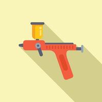 Cartoon illustration of a toy water gun vector