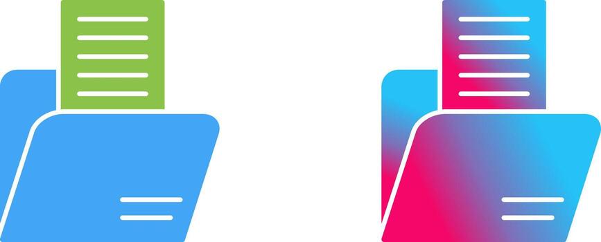 Folder Icon Design vector