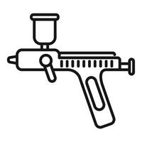 illustration of medical syringe icon vector