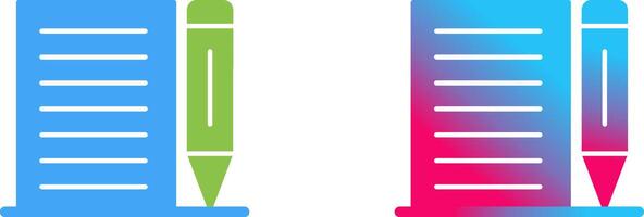 Note Icon Design vector